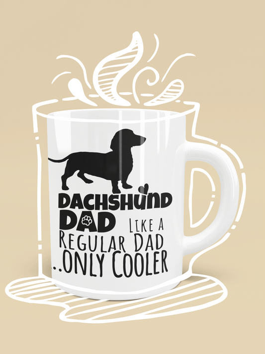 dachshund dad mug